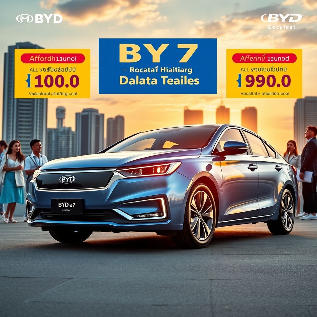 BYD e7: ราคาและข้อเสนอสุดพิเศษ